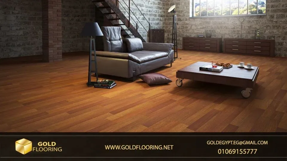 أرضيات HDF خشبية فاخرة شركة جولد للأرضيات Gold Flooring